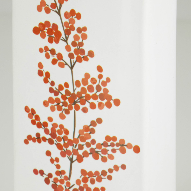 Umidificator pentru calorifer, Ceramica, Alb cu motiv floral, WENKO