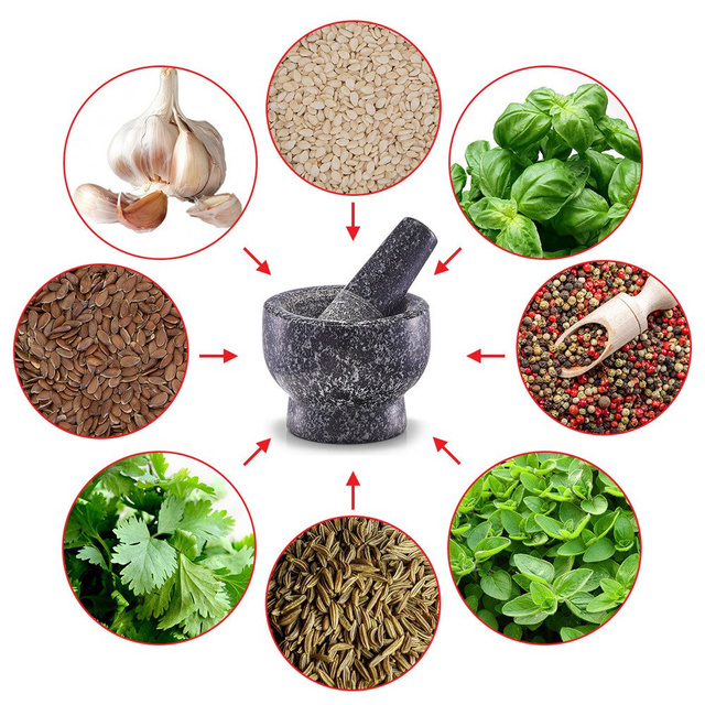 Moar granit cu pistil, Ø 9 cm x 6,5 cm ZELLER