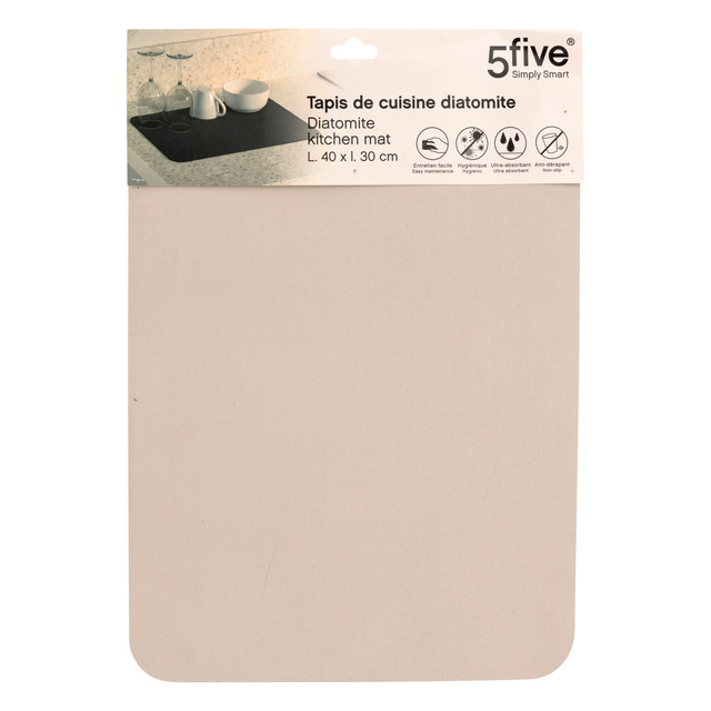 Covoraș de uscare diatomit pentru vase, 40 x 30 cm