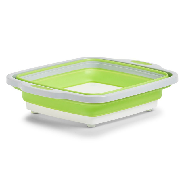 Bol de bucătărie, tocator, 2 în 1, verde, 40 x 32 x 14 cm, ZELLER