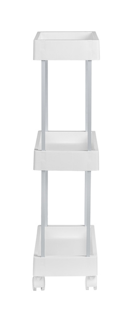 Polita etajera multifunctionala cu roti 3 rafturi MINO, Alb, WENKO