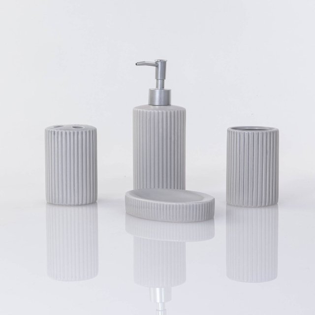 Set accesorii baie ceramica, 4 bucati