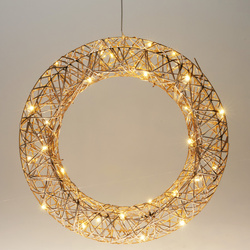Decorațiune de sărbătoare, coroană cu LED, Ø 40 cm