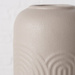 Vaza din gresie Aliette, 25 cm, bej