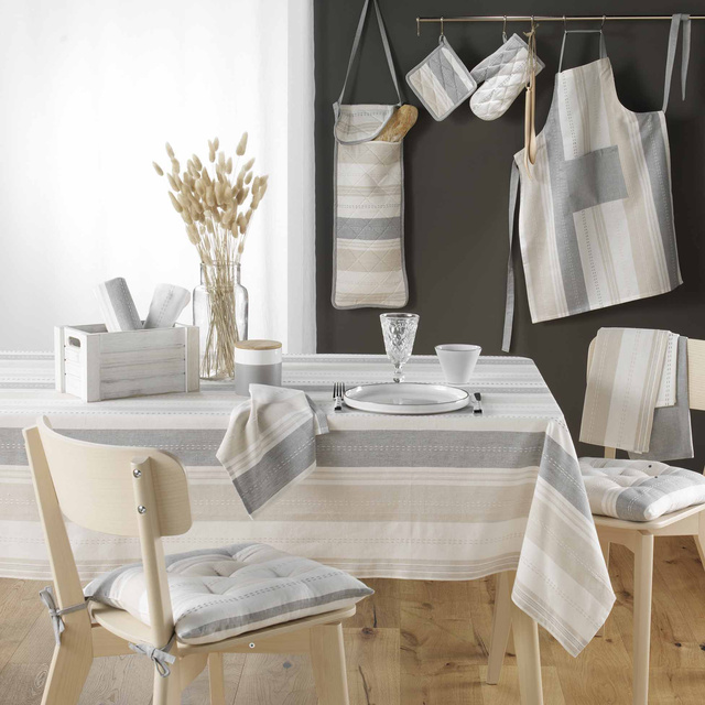 Sort de bucatarie ANDRIA, 60 x 84 cm, bumbac reciclat