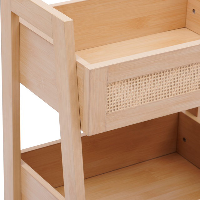 Raft cu polițe din împletitură vieneză CANE, 40 x 34,2 x 80 cm