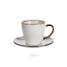 Cana pentru cafea sau ceai cu farfurioară DUNE, 210 ml