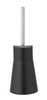 Perie de toaletă din silicon ARESE, neagră, WENKO