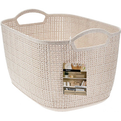 Coș de organizare din plastic, 35 x 24 x 21,5 cm