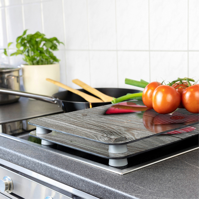 Plăci de protecție din sticlă HEARTS pentru aragaz - 2 bucăți, WENKO, hearts