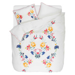 Lenjerie decorativă din satin de bumbac cu flori, fețe de pernă decorative, 200 x 220 cm, Esprit