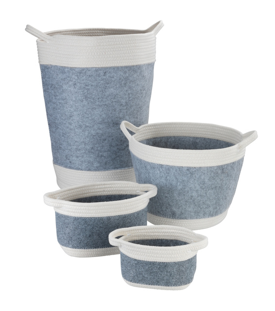 Cos de baie BEA, fetru + poliester reciclat, WENKO