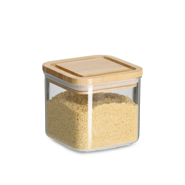 Recipient transparent din plastic, 500 ml