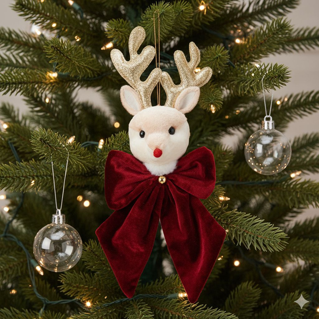 Fundă din catifea cu animal, 20 x 30 cm, model 1