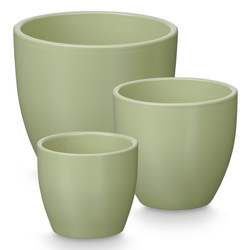 Set ghivece rotunde cu flori Ø 14, 17, 22 cm 