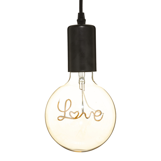 Bec decorativ LOVE, LED, G125