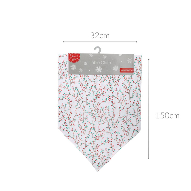 Traversa masa de Craciun, ren, 150 cm