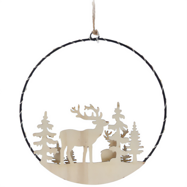 Decorațiune de Crăciun cu LED pentru suspendare, Ø 20 cm