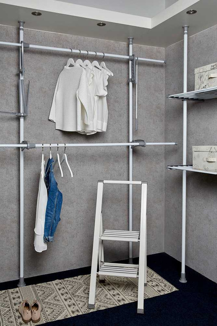 Cuier telescopic HERKULEX FLEX, suport practic cu dimensiuni reglabile - 165-300 x 116-190 x 36 cm, WENKO