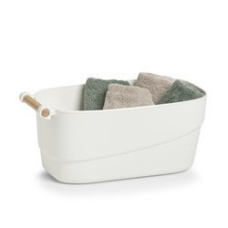 Organizator pentru accesorii de baie, 33,5 x 18,5 x 15 cm, alb, ZELLER