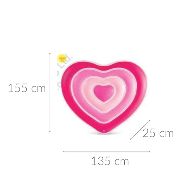 Saltea gonflabila in forma de inima LOVE