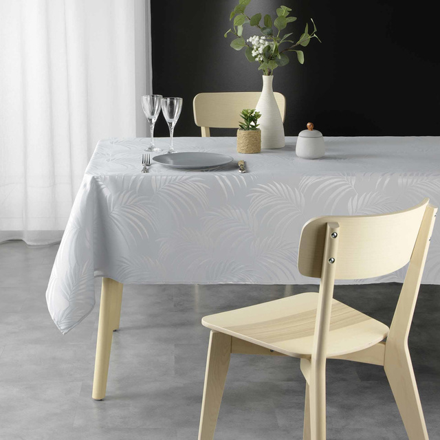 Fata de masa dreptunghiulara Jacquard PLUMETTE, 140 x 240 cm