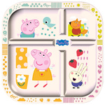 Farfurie educativa + zaruri, EASY EATER PEPPA PIG G