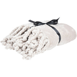 Pătură boho cu ciucuri, 100% poliester, 130 x 160 cm