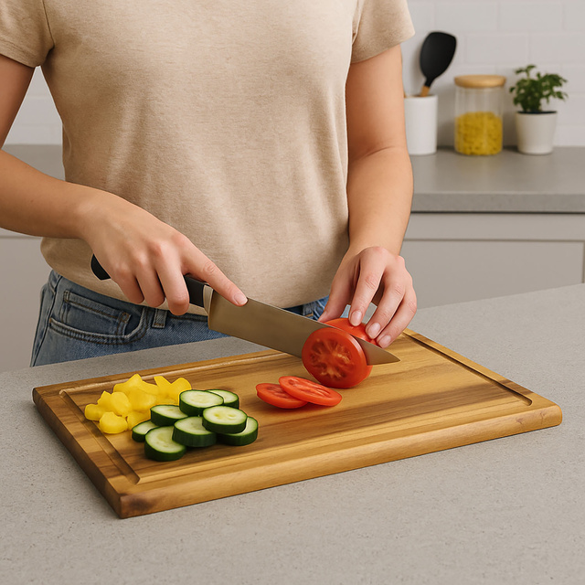 Tocator din salcam, 40 x 26 cm, KESPER