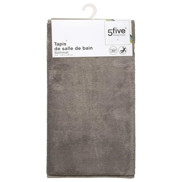 Covoras baie TAPIS MEMOI FORME, Taupe, 80x50 cm, 5five Simple Smart.