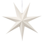 Stea decorativă din bambus pentru fereastră, KASSINA, Ø 40 cm, albă