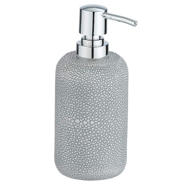 Distribuitor de sapun lichid RAJA, efect piatra, 350 ml, gri, Wenko