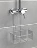 Raft de baie pentru baterie de duș CADDY MILO, argintiu, WENKO