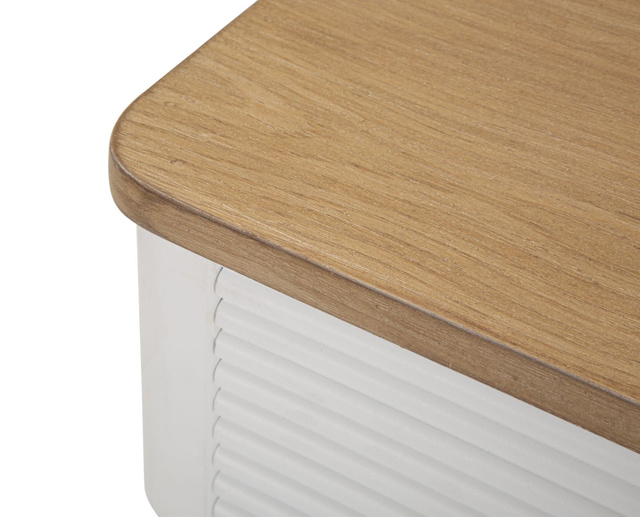 Noptiera cu sertar si blat din lemn