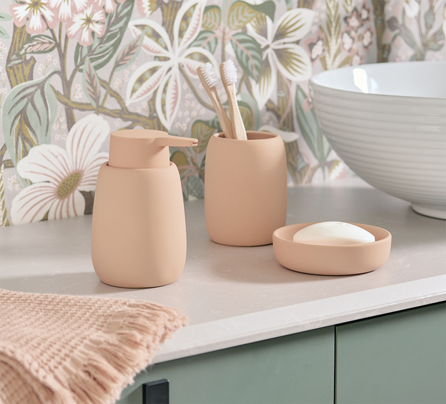 Pahar pentru periuțe de dinți BRASS TONE, Ø 8,4 cm