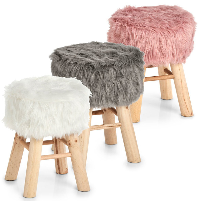 Taburet pentru copii cu sezut de pluș ZOTTEL, ZELLER