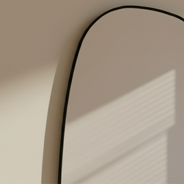 Oglindă ovală suspendată OVYN, 60 x 32 cm