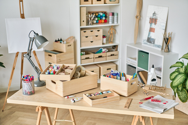 Recipient multifuncțional, organizator din lemn, ZELLER