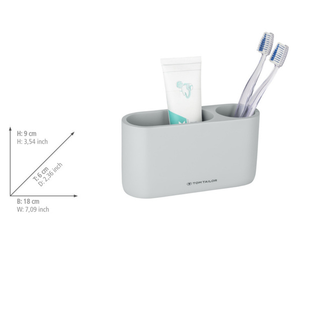 Organizator pentru baie cu pahar dublu TOM TAILOR