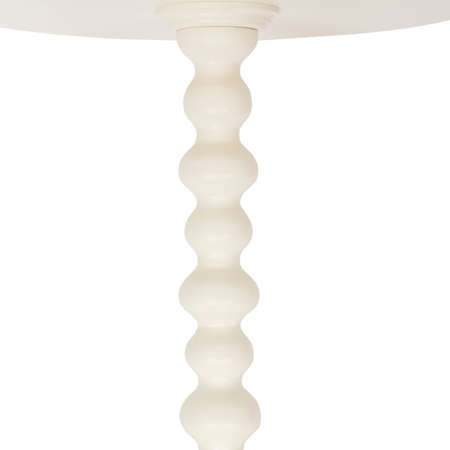 Măsuță de cafea ALIX cu picior decorativ, Ø 38 cm