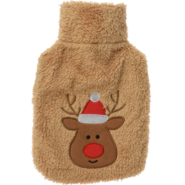 Sticlă de apă fierbinte cu model de iarnă