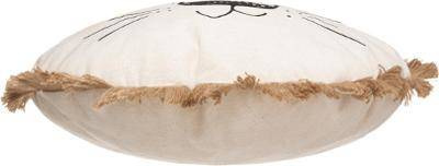 Pernă rotundă LEU, Ø 44 cm, bej