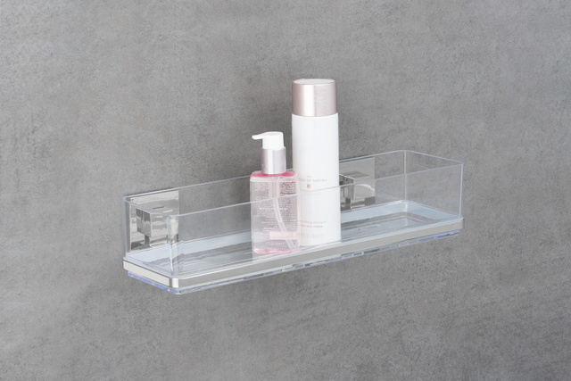 Raft de baie dreptunghiular QUADRO, Vacuum-Loc, pentru duș, WENKO