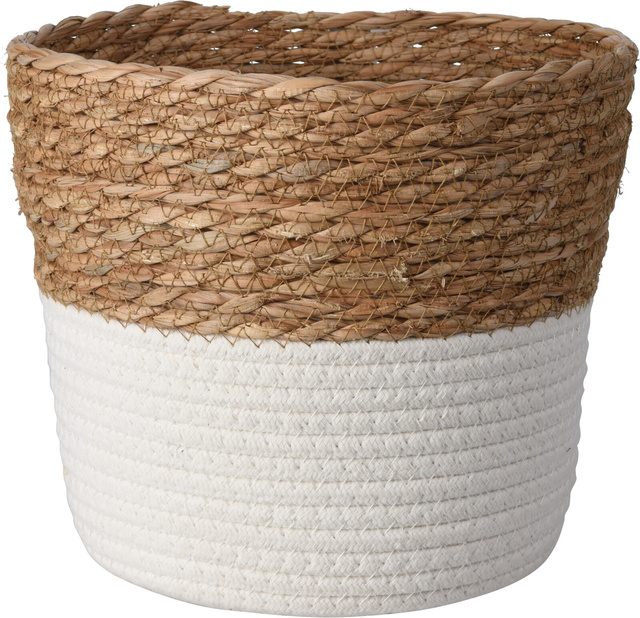 Coșuri de depozitare din rattan, 3 buc