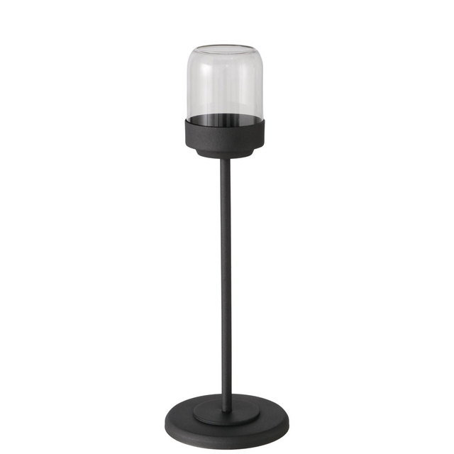 Set de felinare metalice cu cupolă de sticlă SENZA, 3 buc.