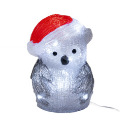 Decoratiune de Craciun stralucitoare, bufnita, 24,7 cm