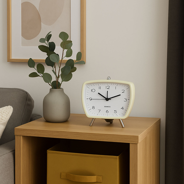 Ceas retro CATHY, 14 x 14 cm