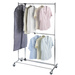 Cuier mobil pentru haine PROFISSIMO, Argintiu, 188x116x49 cm, WENKO