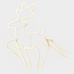 Decorațiune de Crăciun LED, ren, 54 x 59 cm