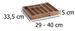 Container extensibil pentru tacâmuri, inserție pentru sertar, 29 - 40 x 33 x 5 cm, ZELLER